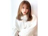 縮毛矯正+カット+リタッチカラー ¥13900