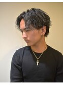 シルバーメッシュ波打ちツイスパセンターパート