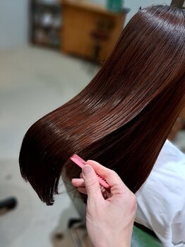 ホシトアカリ(星toあかり)の写真/【別府】髪質改善トリートメントや縮毛矯正で、潤いと艶のある、自然とまとまる髪へ導きます◎