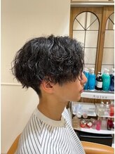 【Men's】サロン帰りのスタイルになりたいけど、セットが苦手です[縮毛矯正/レイヤーカット/稲毛]