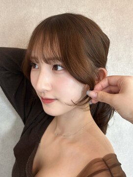 ルームバイシー 新宿(Loom. by Sea) 小顔に見える顔まわりカット×レイヤー