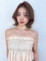 ロンドヴァリー 渋谷店(Lond vallee)&nbsp;似合わせカット×くびれボブ×くすみベージュ