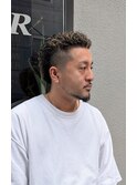 バースト×メッシュパーマ