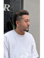 クフィア メンズフェード カンポ 天王寺(CUFFIA MENSFADE CAMPO) バースト×メッシュパーマ
