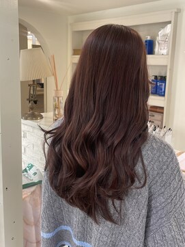 エクファ ヘア シェリル 草津 南草津店(ex-fa hair cherir) ホワイトグレージュミニウルフデジタルパーマチェリーブラウン