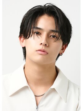 ブラック 渋谷 2nd(BLUCK) 色気ナチュラルセンターパート