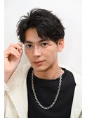 リムレス×フェザーパーマ