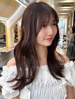 ロンドワン 三宮元町(Lond one) ロングヘア/レイヤーカット/顔周りカット/フェイスレイヤー/前髪