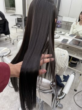 ディジョン(Dijon) 韓国顔まわりレイヤーカットグレージュオリーブベージュブラウン