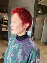 ティック 福井鯖江店(tic.)&nbsp;スパイキーショート/レッドカラー/ベリーショート