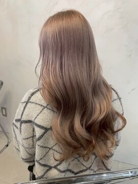 リコヘアー(LiCO HAIR) 那覇/イメチェン/ピンクベージュ/アンブレラカラー/前髪