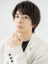 モッズヘアー メン 戸田公園店(mod's hair men)&nbsp;ダークアッシュ斜めバング王道刈り上げないマッシュh戸田公園