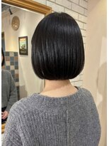 ヘアメイク フレンシア(hair make flencia)&nbsp;清楚で上品な大人可愛いナチュラルショートボブ【270スタイル】