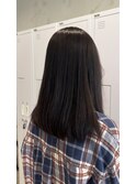暗め/レイヤー/髪質改善縮毛矯正/髪質改善/韓国風/韓国ヘア