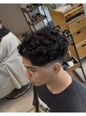ラルフカール ショートラルフカール リバースセンターパート