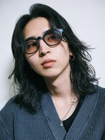 アンサー 原宿(ANSWER)&nbsp;原宿メンズボブメンズミディアムセンターパートニュアンスパーマ