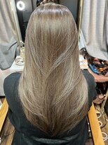 ロックス ヘアー ギャラリー(Rocks hair gallery)&nbsp;透明感ベージュカラー×髪質改善トリートメント