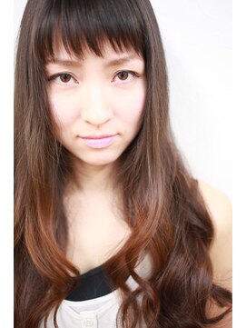 ヘアサロン ドロップ(hair salon drop) ざっくりバングのゆるふわスタイル♪