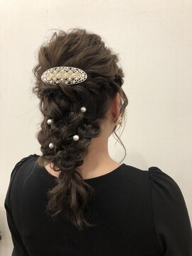 アジアン北谷店(Asian Hair＆Nail salon) 編みおろしお呼ばれセット