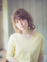 美容室 フラワー 平井店(flower)&nbsp;ふわふわレイヤーミディ【平井】