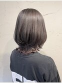 ウルフカット×グレーカラー