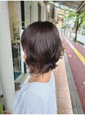 前下がり/外ハネMIXパーマ/20代30代40代/姪浜