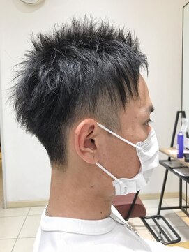 クアトログランシュ ひたちなか店(QUATRO×GranCieux) ★メンズアップバングショート