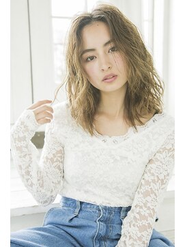 パノラ 立川(PANOLA) 【PANOLA】透け感ミディ_スパイラルウェーブ