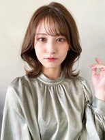 キリ 表参道(kyli) こなれミディ小顔カット大人可愛いネビージュ20代30代40代