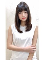 ロンドネートゥル 新潟(Lond naitre)&nbsp;簡単スタイリング毛先パーマ耳かけ小顔カット　ペールベージュ