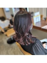 エイクス ヘア デザイン×美髪クリニック 千葉(AQs hair design)&nbsp;ピンクベージュ　(ハイライト有)