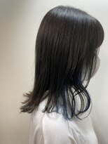 ヘアーメイク ライズ 西田辺店(Hair make rise;) インナー×ブルー
