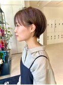 小顔丸みショート/くびれヘア［横浜駅］
