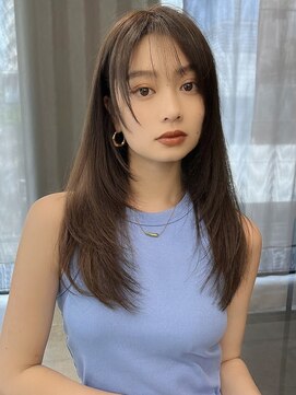 アリュウル 表参道(ALLURE) 大人ナチュラルな色っぽさ。韓国レイヤーカットワンカールヘア