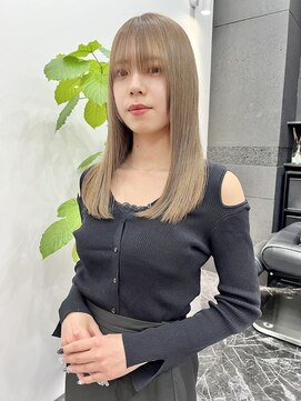 チュダック(ChuDuck) 韓国風《ミルクティー》ハイトーン/ケアブリーチ/ダブルカラー