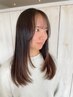 【髪質改善】艶髪縮毛矯正ストレート（カット、トリートメント込み）￥18,000