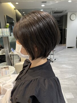 ステラバイケンジ(STELLA by KENJE) 大人綺麗ボブ/藤沢/髪質改善縮毛矯正/ショート/脱白髪染め透明感