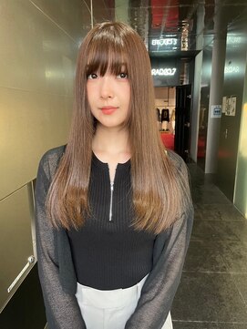 ガリカ 大名(Gallica) 【恒吉佐央理】顔まわりりレイヤーに品のある透明感ベージュ