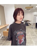 シンス(Since)&nbsp;ウルフカット/パーマ/オン眉/暖色カラー/レッドカラー