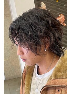 ランズ(LANDS) メンズカット スパイラルパーマ 【韓国ヘア 大阪 梅田】