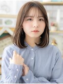 大人かわいいインナーカラーシースルーバングc5川口20代30代40代
