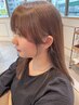 前髪/顔まわりカット+前髪ストレート