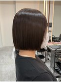 切りっぱなしボブ