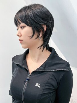 アイティー バイ アルバム 中野店(IT by ALBUM) ショート顔周りレイヤーグレージュくびれヘア_ba554482