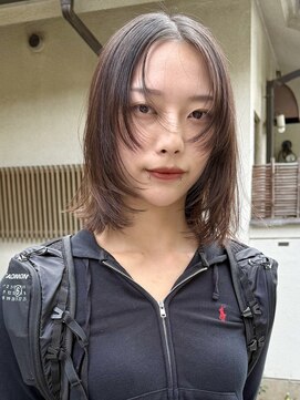 ナループロアオハナ(Nalu pu loa ohana) レイヤーカットパーマ落としストレートパーマ顔まわりレイヤー