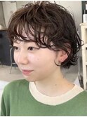 ショートボブパーマ