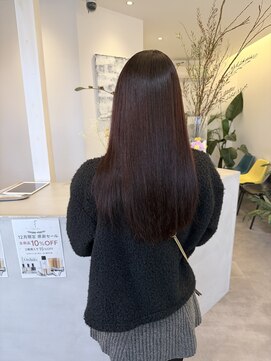 艶髪髪質改善ストレート