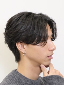 ビカムメンズヘアー 栄店(become men's hair) 曲がる縮毛矯正名古屋ニュアンスパーマフェザーパーマ