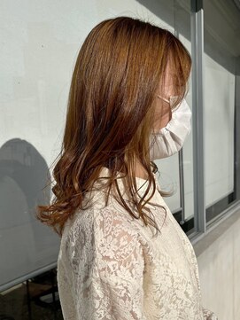 ショートヘア ハーフアンドハーフ(HALF AND HALF) ミディアムロング