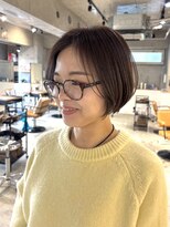 ラボヌールヘアーパルフェ 大宮西口店(La Bonheur hair parfait)&nbsp;beige × ショートボブ　☆松梨☆